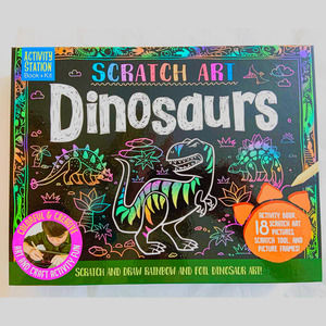 Scratch Art Dinosaurs Activity Station - Kit and Activity Book